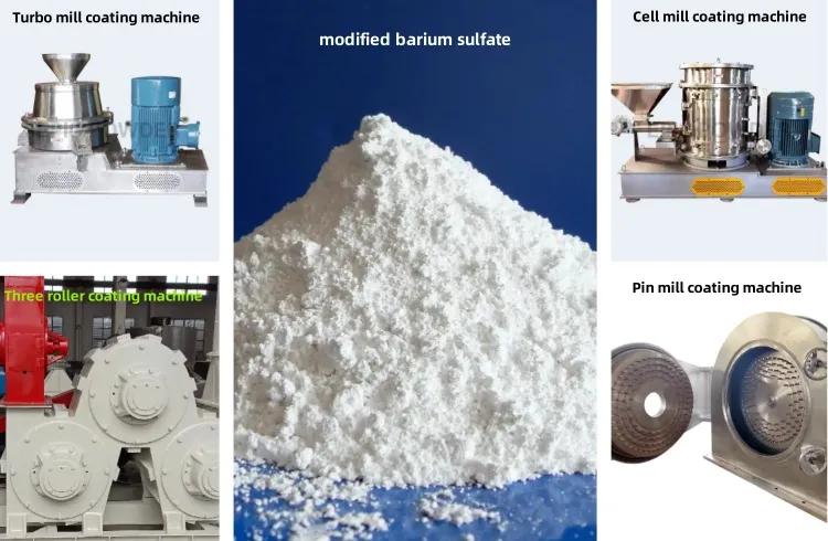 máquina de recubrimiento con sulfato de bario