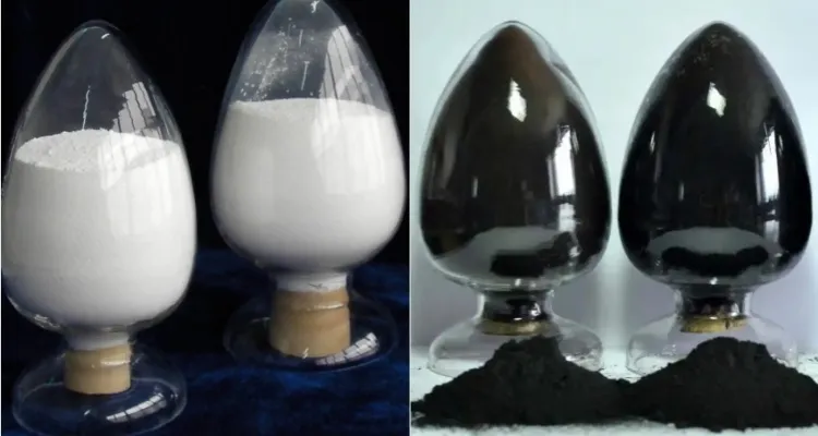 noir de carbone blanc et noir de carbone