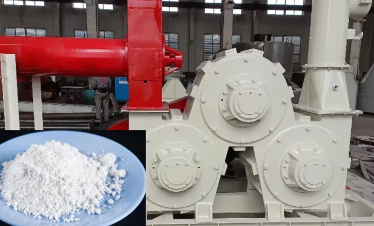 calcium carbonate three-roller mill coating machine_