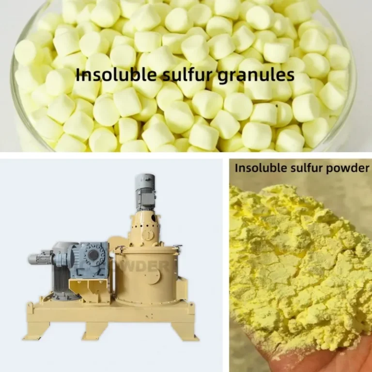 Broyeur de soufre insoluble