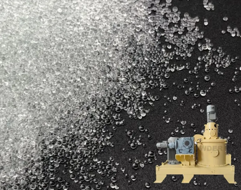 Macchina per la molatura di microsfere di vetro