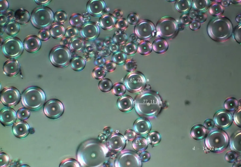 Microsfera di vetro cavo