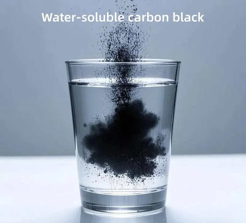 Carbon black solubile in acqua