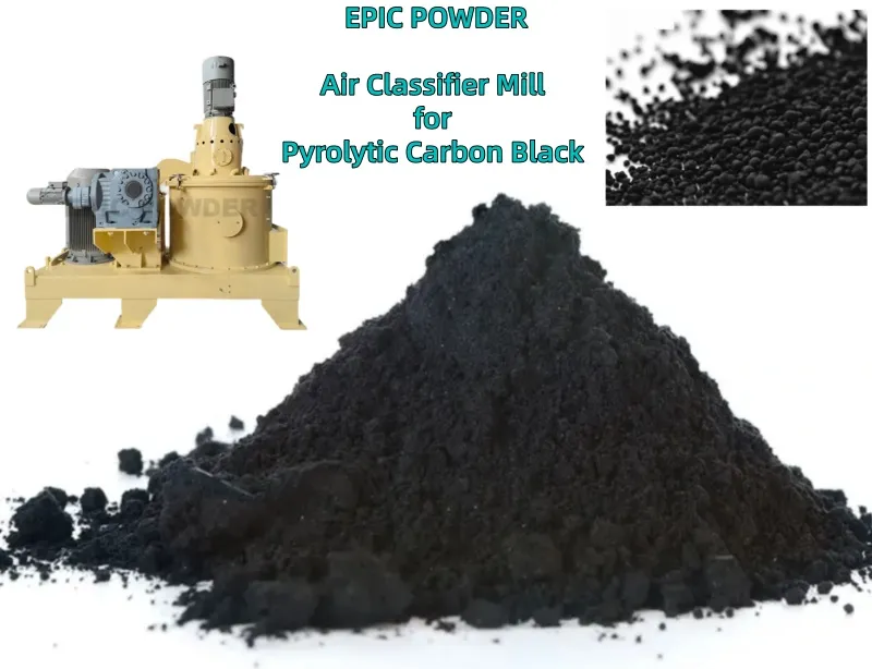 mulino classificatore ad aria per carbon black pirolitico