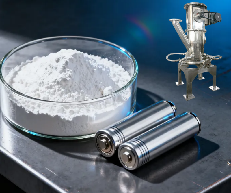 broyeur à jet pour carbonate de lithium