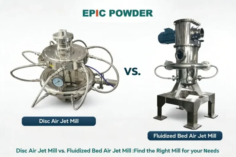 Broyeur à jet à lit fluidisé vs broyeur à jet à disque