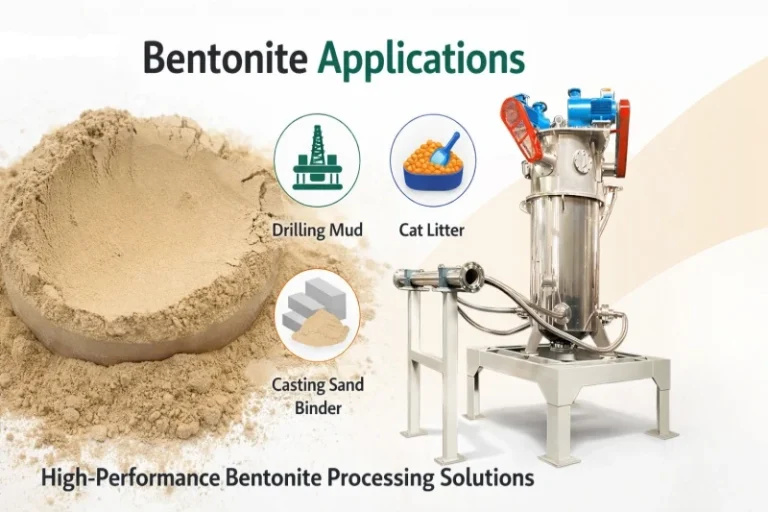 Broyage ultrafin de bentonite