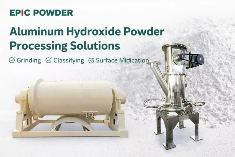 Broyeur de poudre d'hydroxyde d'aluminium ultrafine
