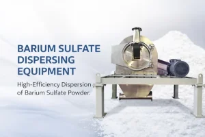 Disperser la poudre de sulfate de baryum