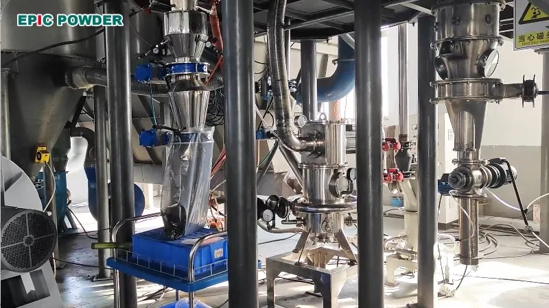 Ligne de production de broyage ultrafin de coke d'aiguille