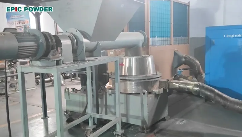 Broyeur turbo pour le recyclage des batteries LFP